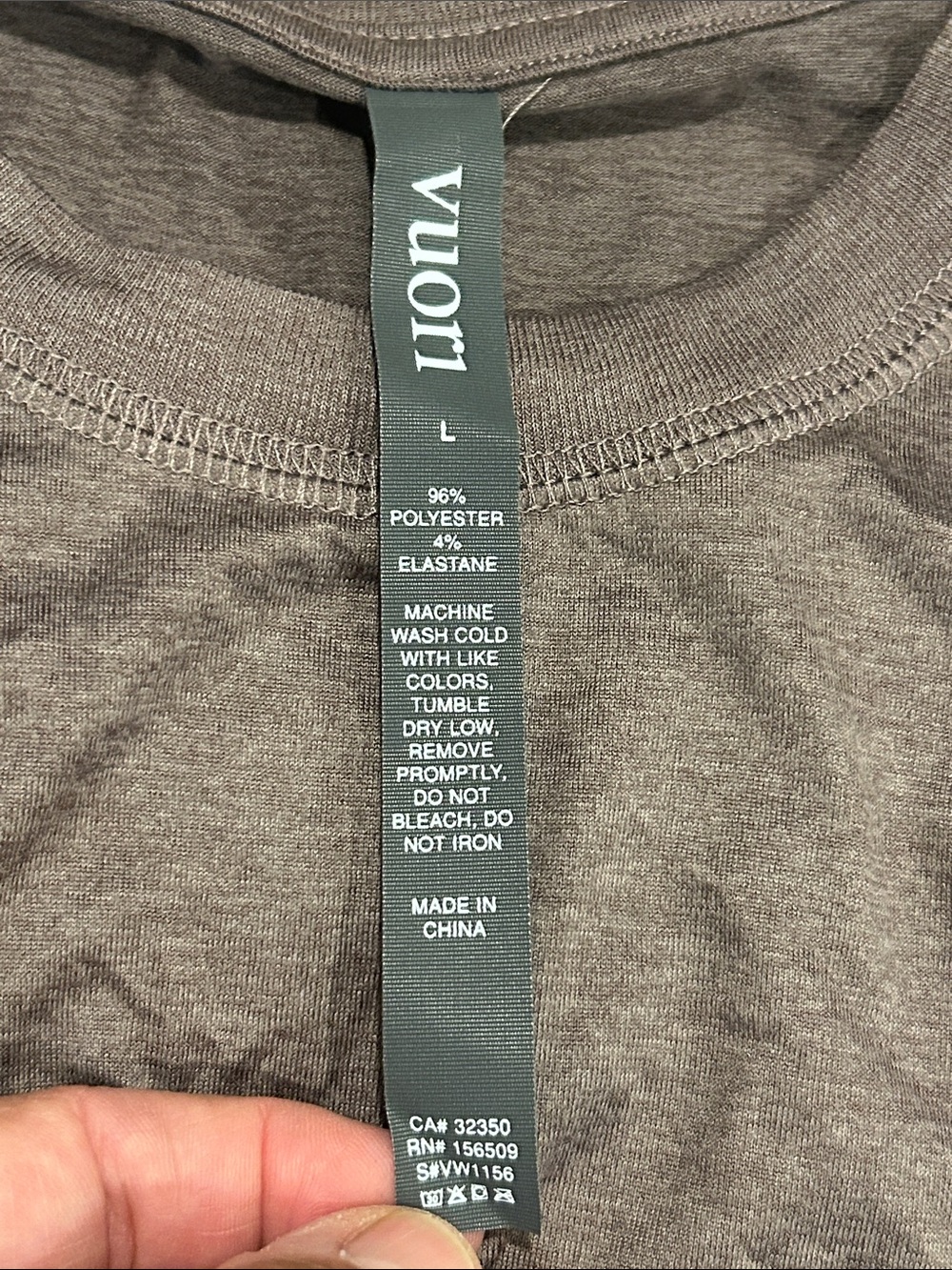 NWT Vuori Energy Top Sleeveless Long Hazel Heather L - Picture 9 of 12